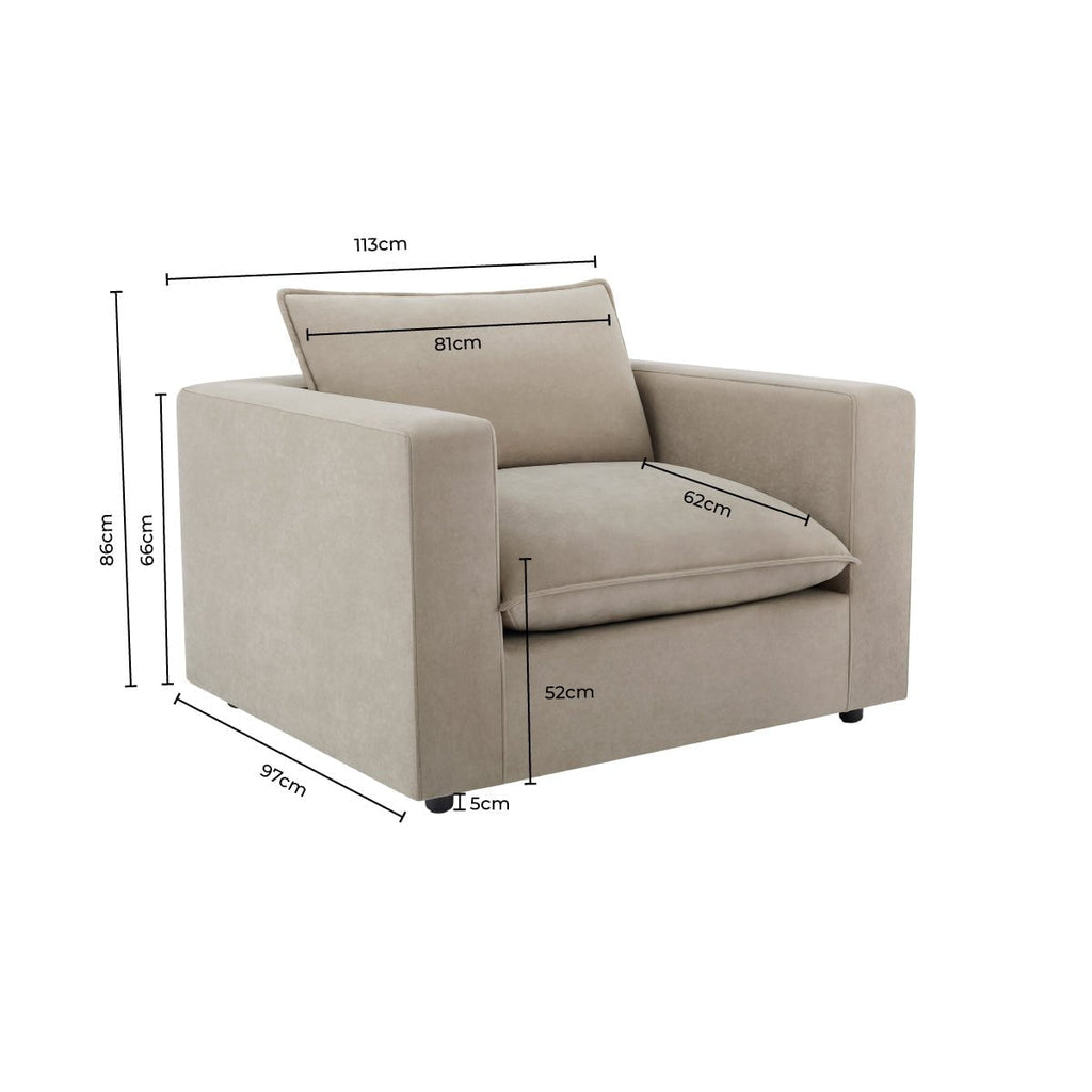 Boston Loveseat - Sand - DUSK