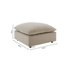 Boston Pouffe - Sand - DUSK