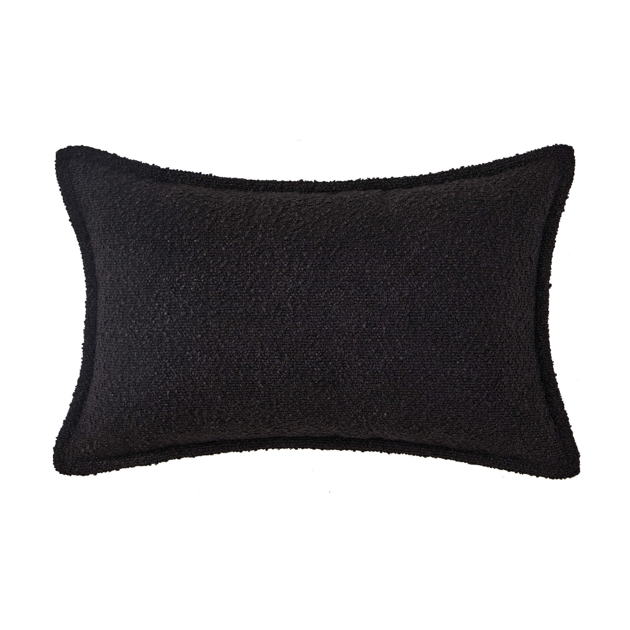 Boucle Cushion Cover - Black - DUSK