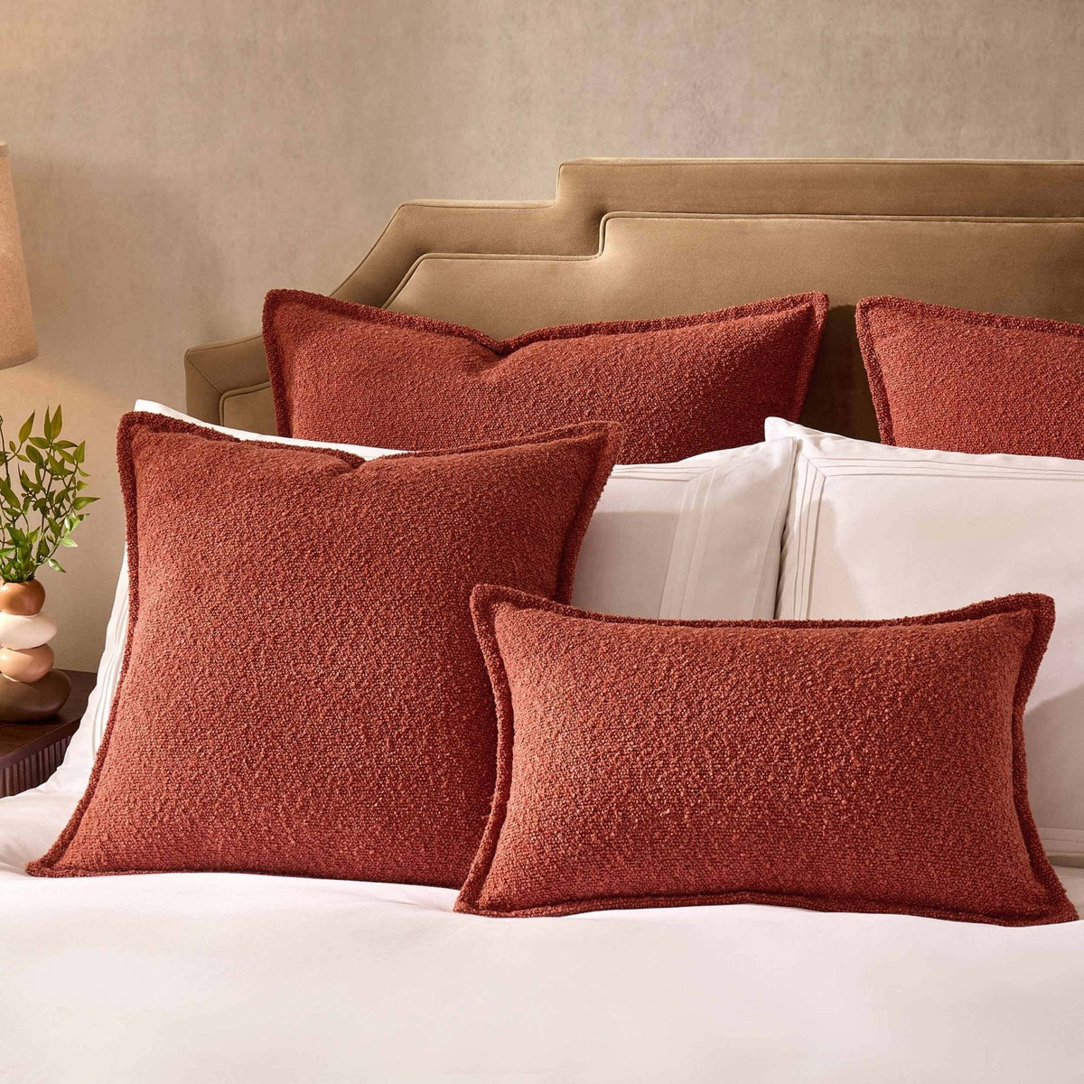 Boucle Cushion Cover - Rust - DUSK