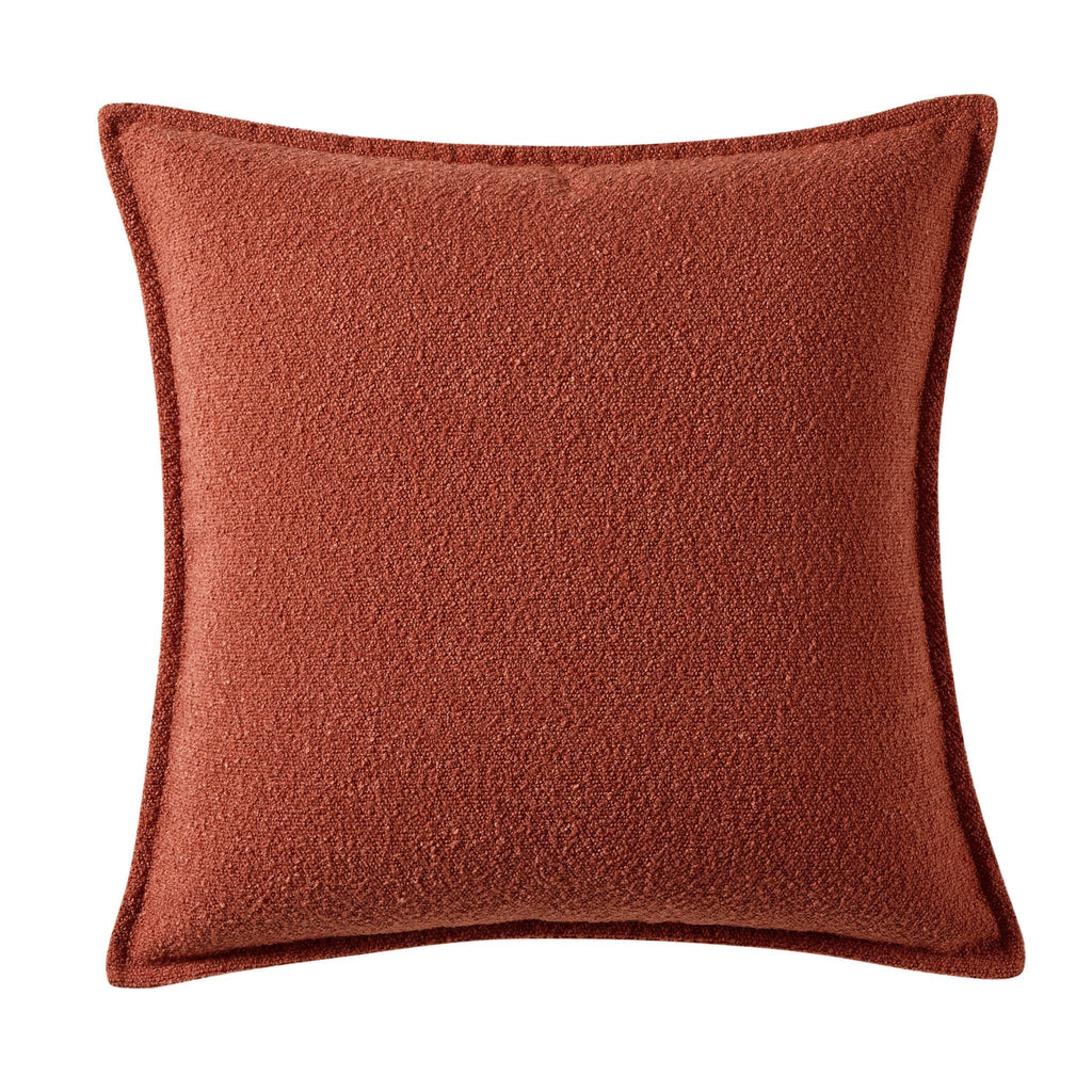 Boucle Sofa Cushion Cover - Rust - DUSK