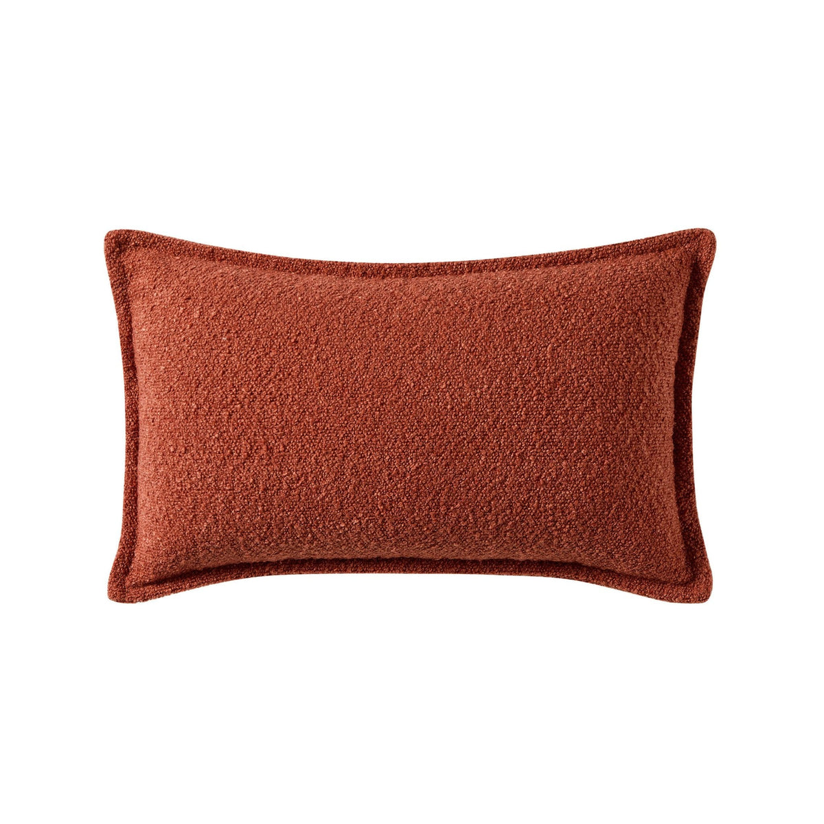 Boucle Sofa Cushion Cover - Rust - DUSK
