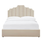Bronte Ottoman Storage Bed - Ecru - DUSK