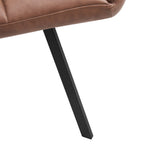 Brooke Dining Chair - Faux Leather - Tan - DUSK