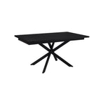Brooke Rectangle Extendable 6 - 10 Seater Dining Table - Black - DUSK