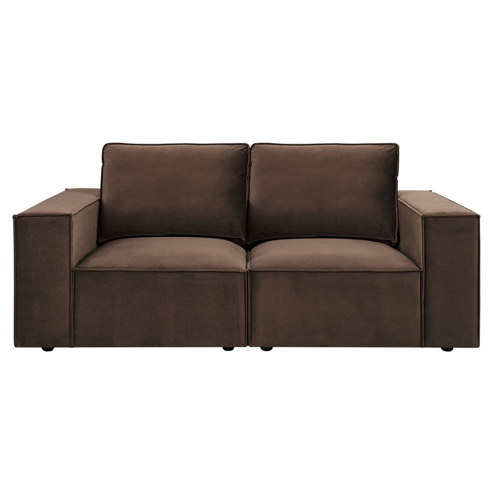 Brooklyn 2 Seater Sofa - Cappuccino - DUSK
