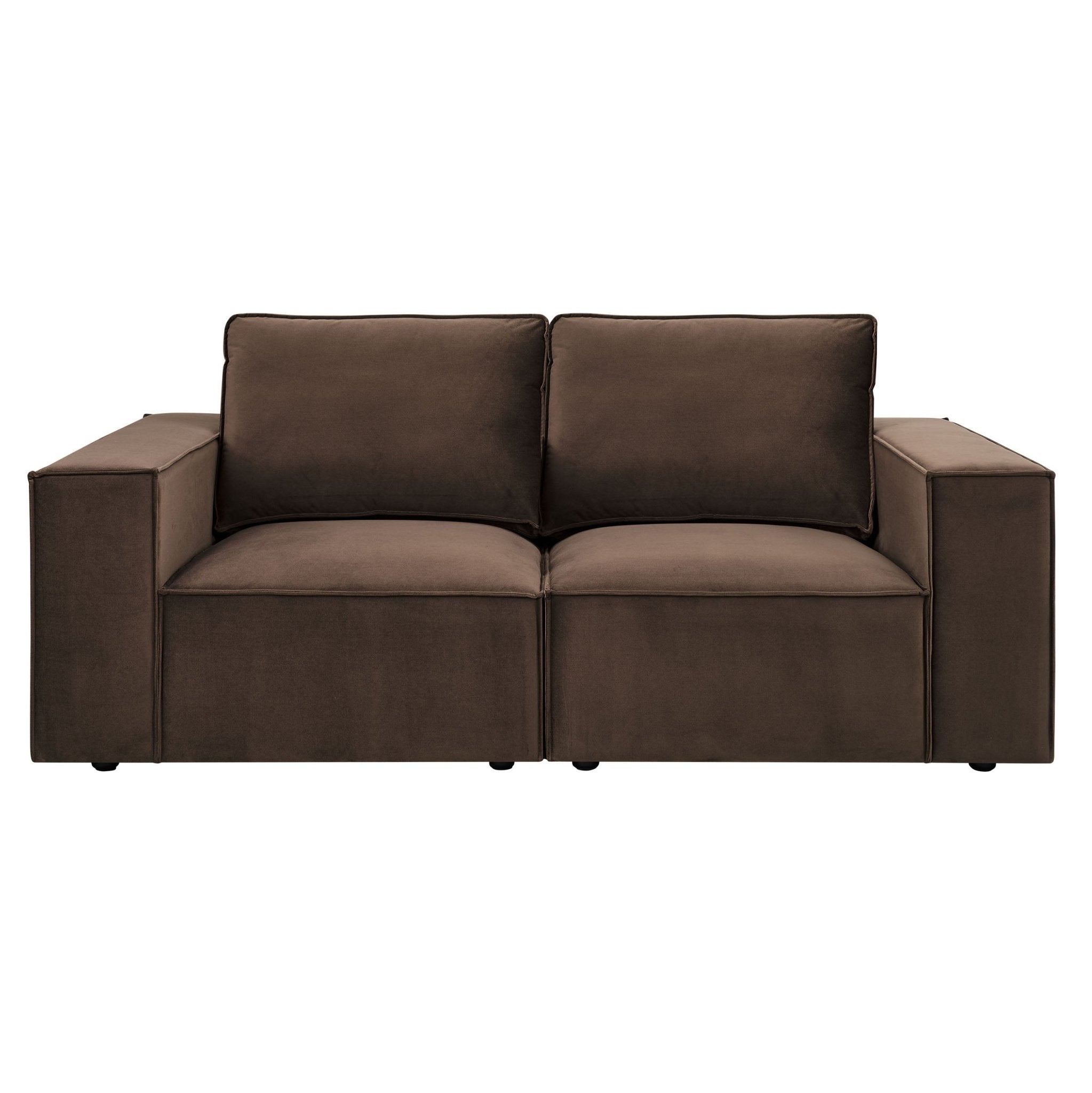 Brooklyn 2 Seater Sofa - Cappuccino - DUSK
