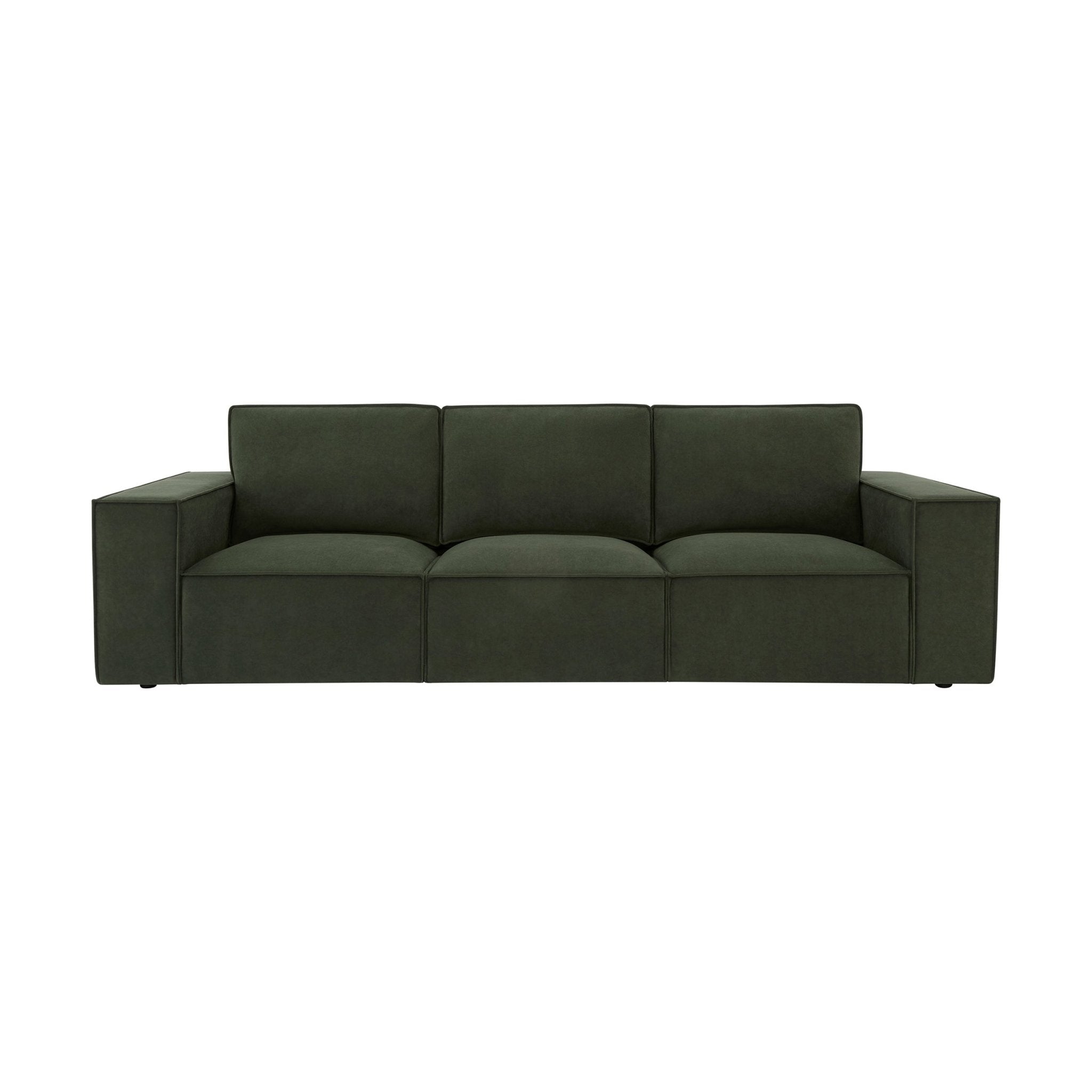 Brooklyn 3 Seater - Dark Olive - DUSK