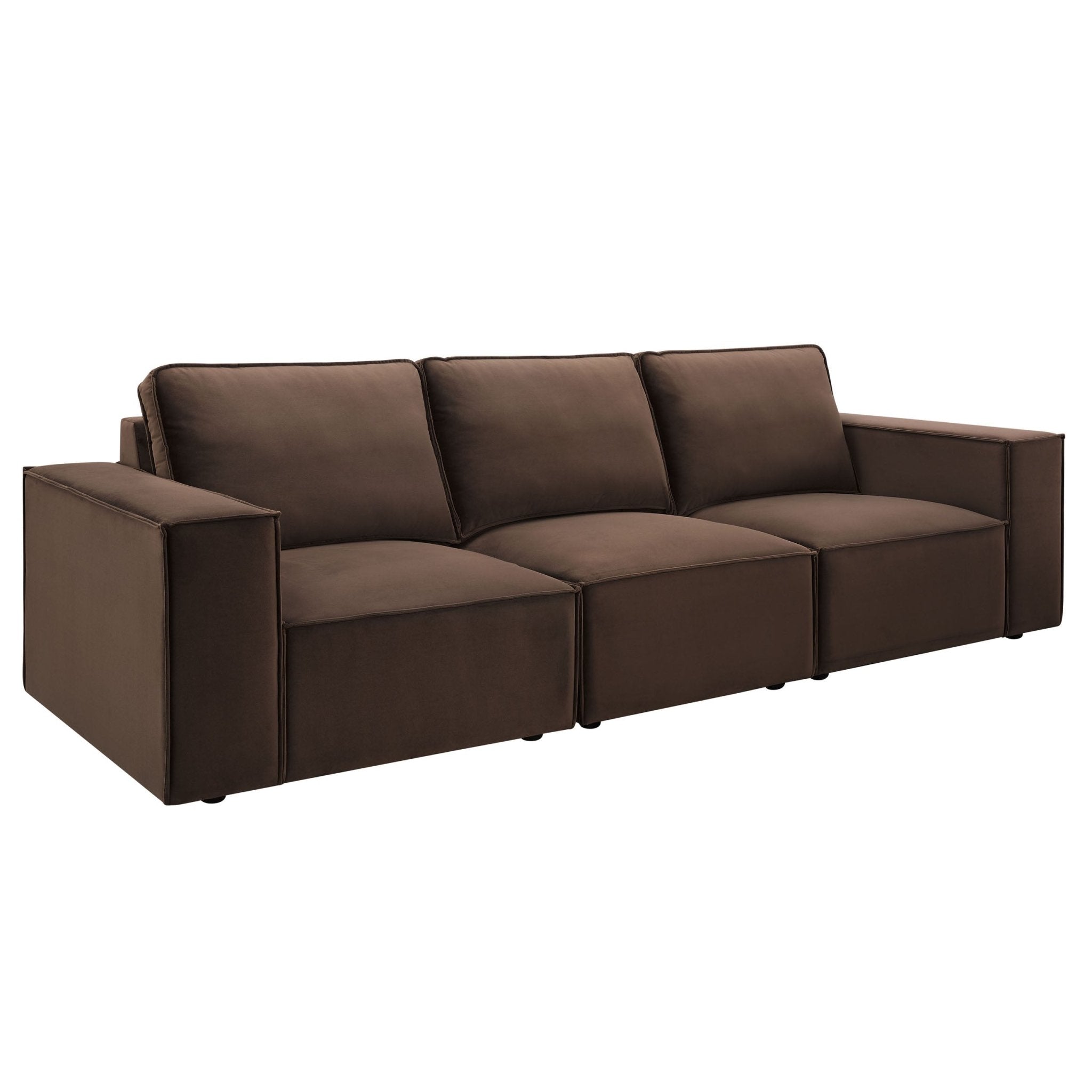 Brooklyn 3 Seater Sofa - Cappuccino - DUSK