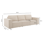 Brooklyn 3 Seater Sofa - Dark Olive - DUSK