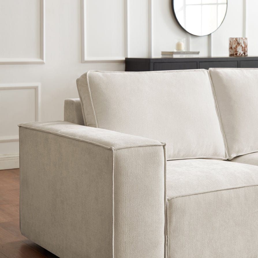 Brooklyn Corner Sofa - Ivory - DUSK