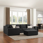 Brooklyn Large Left Hand Corner Sofa - Ink - DUSK
