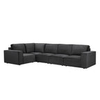 Brooklyn Large Left Hand Facing L-Shape Sofa - Ink - DUSK