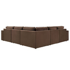 Brooklyn Large Right Hand Corner Sofa - Cappuccino - DUSK