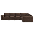 Brooklyn Large Right Hand L - Shape Sofa - Cappuccino - DUSK
