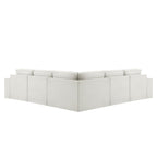 Brooklyn Modular Large Left Hand Facing Corner Sofa - Chenille - Ivory - DUSK