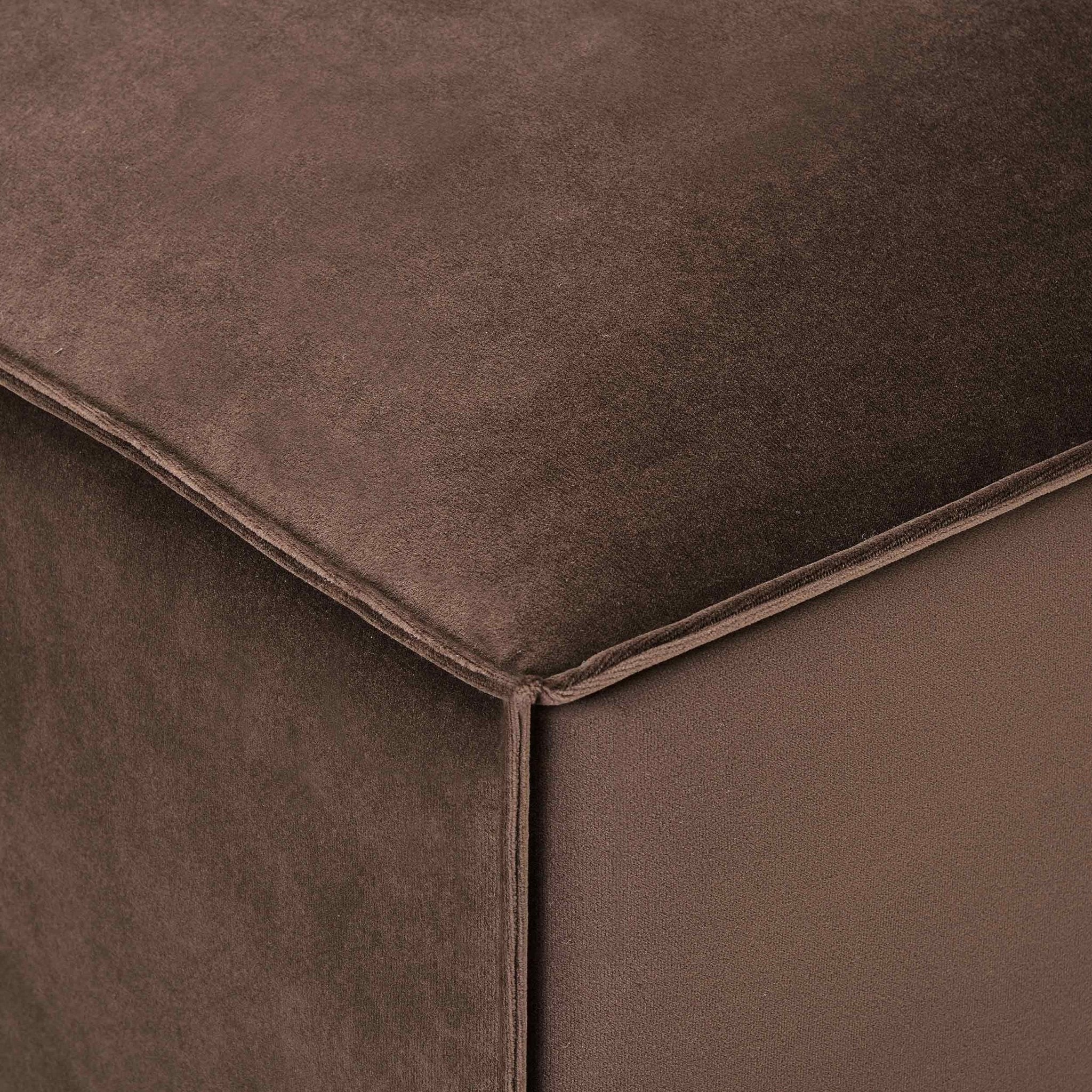 Brooklyn Pouffe - Cappuccino - DUSK