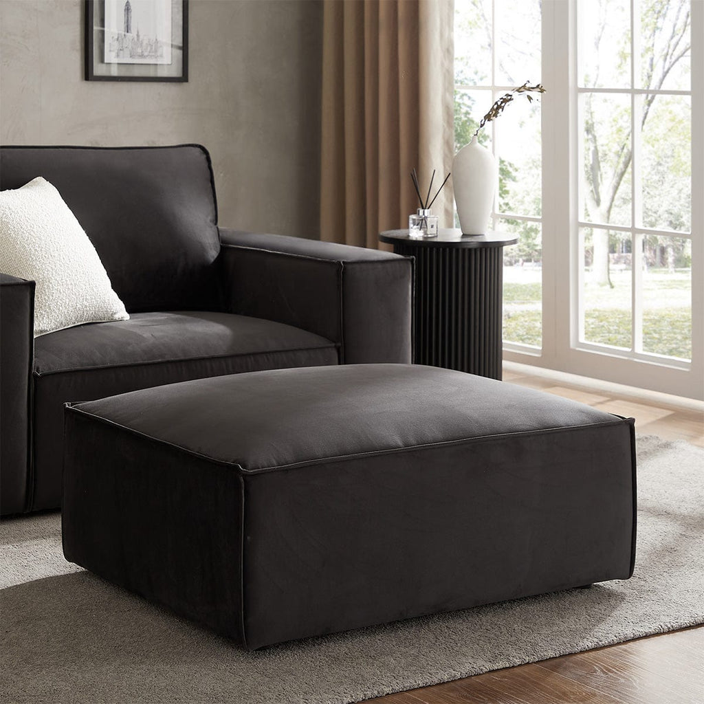 Brooklyn Pouffe - Ink - DUSK