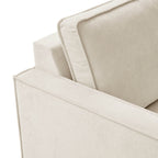 Brooklyn Slim Arm Left Hand Large L - Shape - Chenille Ivory - DUSK