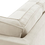 Brooklyn Slim Arm Left Hand Large L - Shape - Chenille Ivory - DUSK