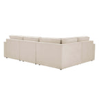 Brooklyn Slim Arm Right Hand Small L - Shape - Chenille Ivory - DUSK