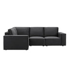 Brooklyn Small Left Hand Facing L-Shape Sofa - Ink - DUSK
