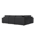 Brooklyn Small Right Hand Facing L-Shape Sofa - Ink - DUSK