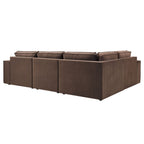 Brooklyn Small Right Hand L - Shape Sofa - Cappuccino - DUSK