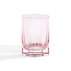 Brynn Scalloped Edge Glass Tumblers - Set of 4 - Pink - DUSK