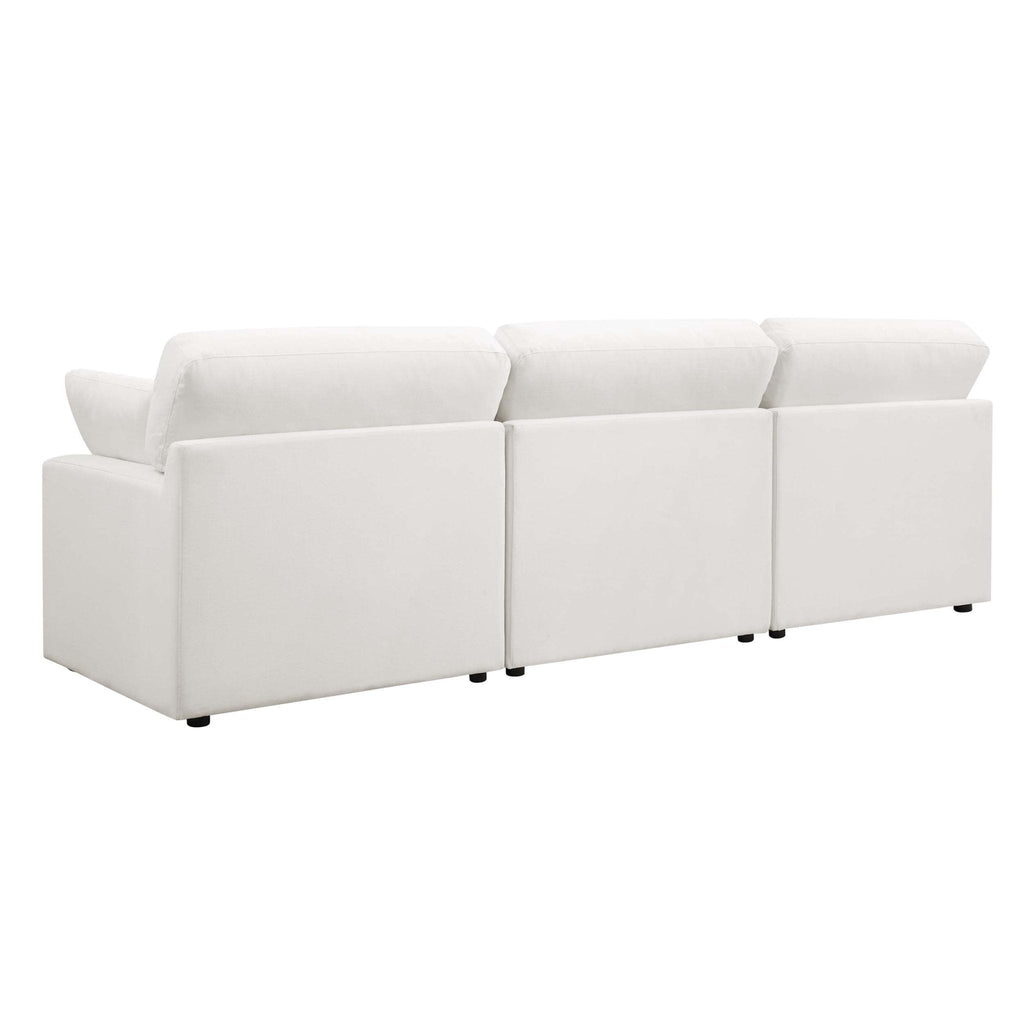 Cairo Feather 3 Seater Sofa - Vanilla - DUSK