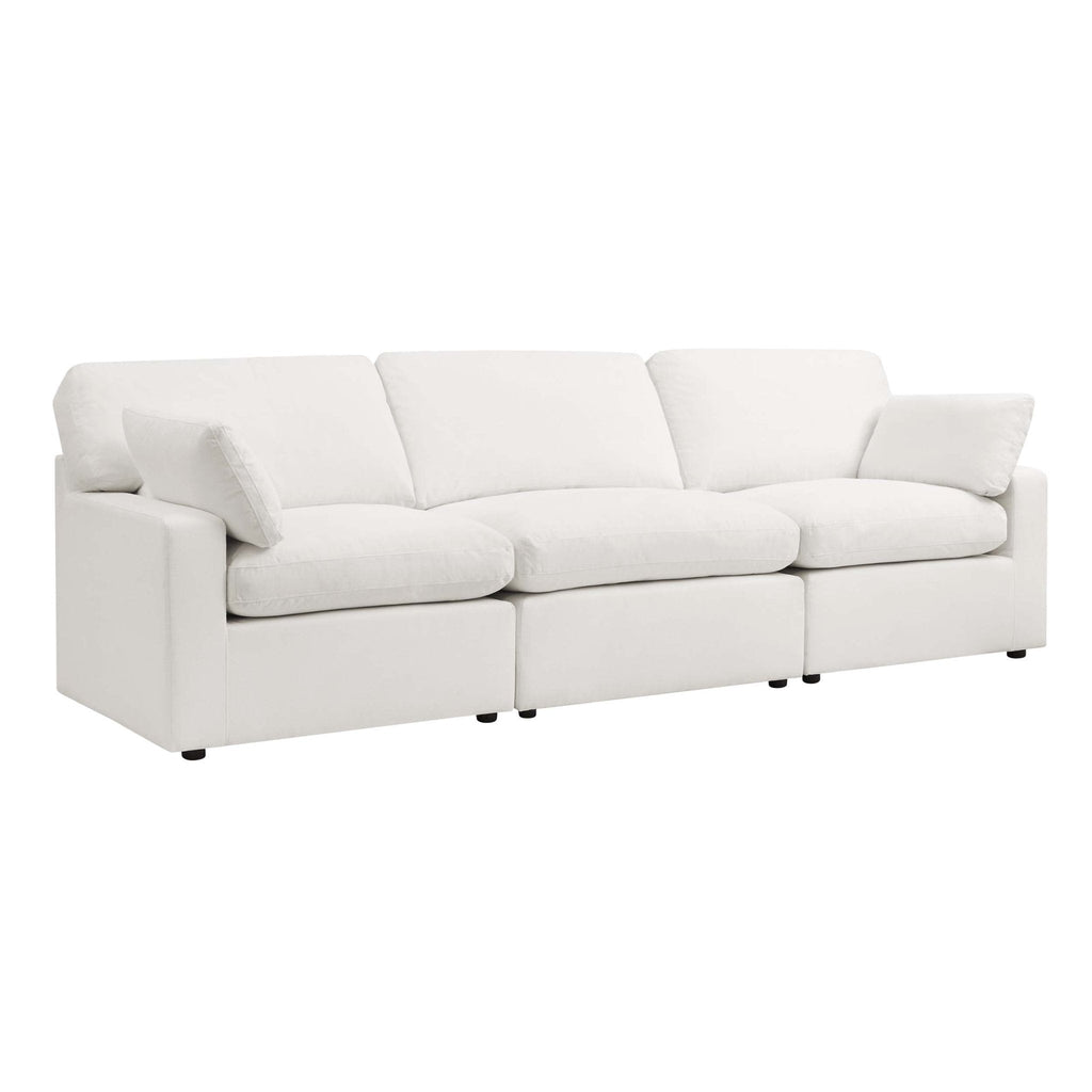 Cairo Feather 3 Seater Sofa - Vanilla - DUSK