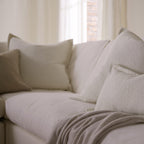 Cairo Feather 3 Seater Sofa - Vanilla - DUSK