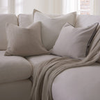 Cairo Feather 3 Seater Sofa - Vanilla - DUSK