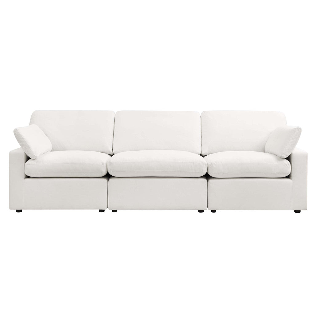 Cairo Feather 3 Seater Sofa - Vanilla - DUSK