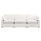 Cairo Feather 3 Seater Sofa - Vanilla - DUSK