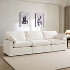Cairo Feather 3 Seater Sofa - Vanilla - DUSK