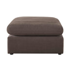 Cairo Feather Pouffe - Chocolate - DUSK