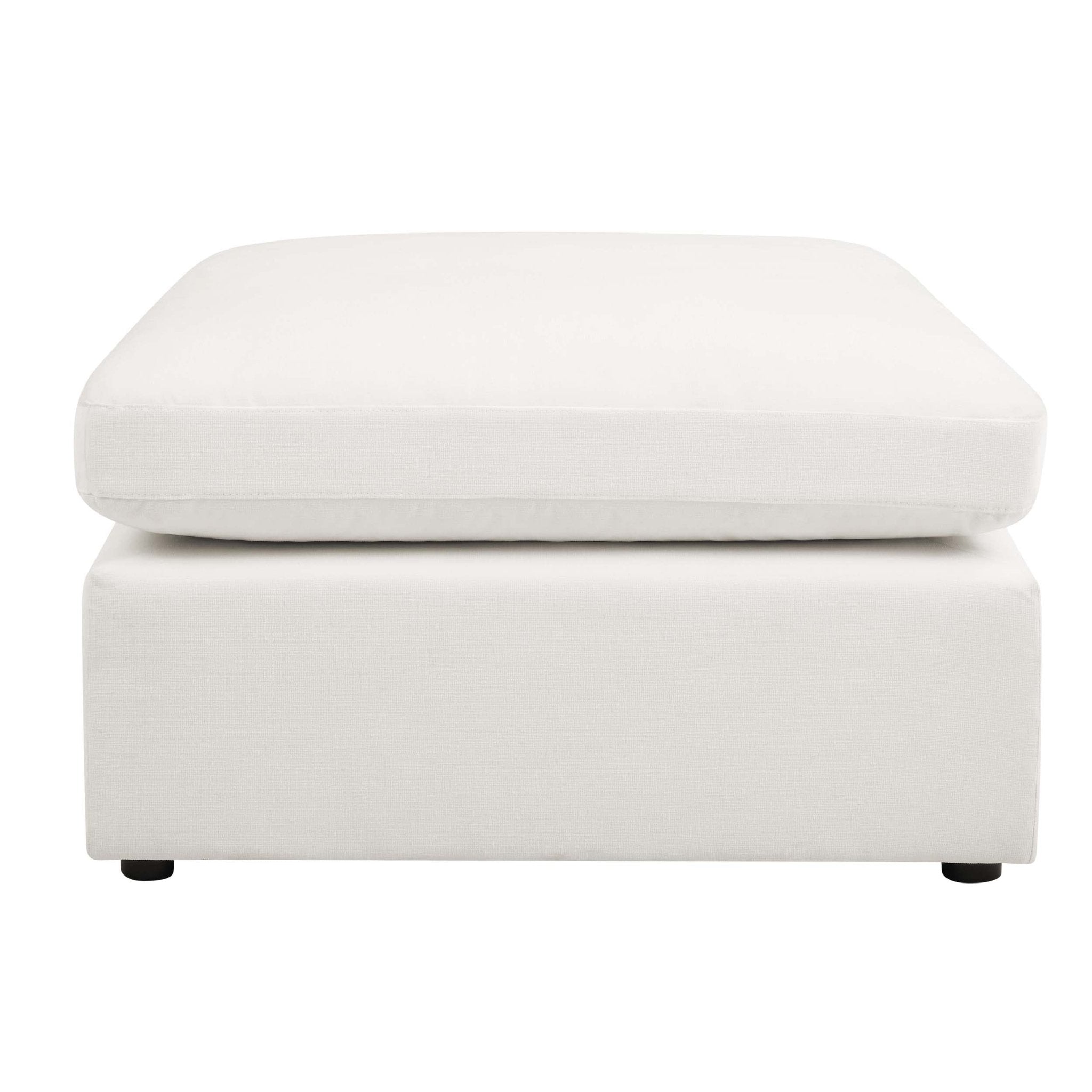 Cairo Feather Pouffe - Vanilla - DUSK