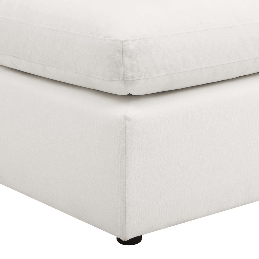Cairo Feather Pouffe - Vanilla - DUSK