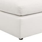 Cairo Feather Pouffe - Vanilla - DUSK