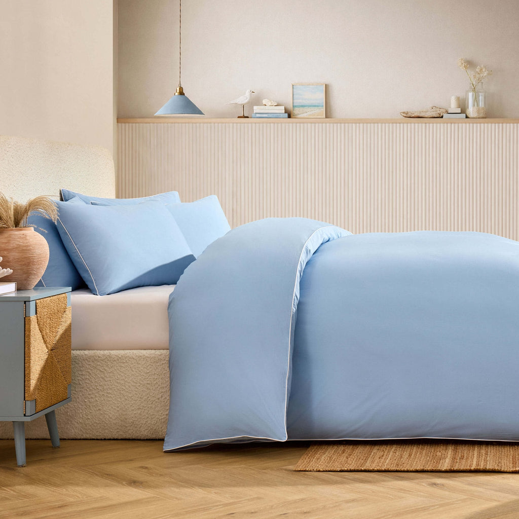 Cambridge 200 Thread Count Duvet Cover - Light Blue - DUSK