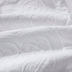 Cannes Matelassé Bedspread - White - DUSK