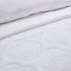 Cannes Matelassé Bedspread - White - DUSK