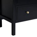 Carolina 5 Drawer Chest - Black - DUSK