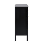 Carolina 5 Drawer Chest - Black - DUSK