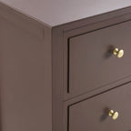 Carolina 5 Drawer Chest - Mocha - DUSK