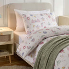 Charlie 100% Cotton Circus Print Duvet Cover Set - DUSK