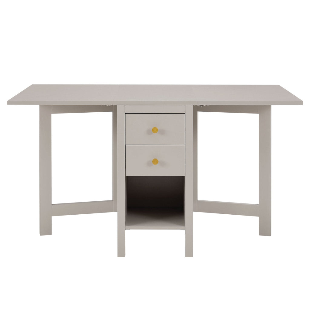 Charlie 2 - 4 Seater Folding Dining Table - Taupe - DUSK