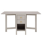 Charlie 2 - 4 Seater Folding Dining Table - Taupe - DUSK