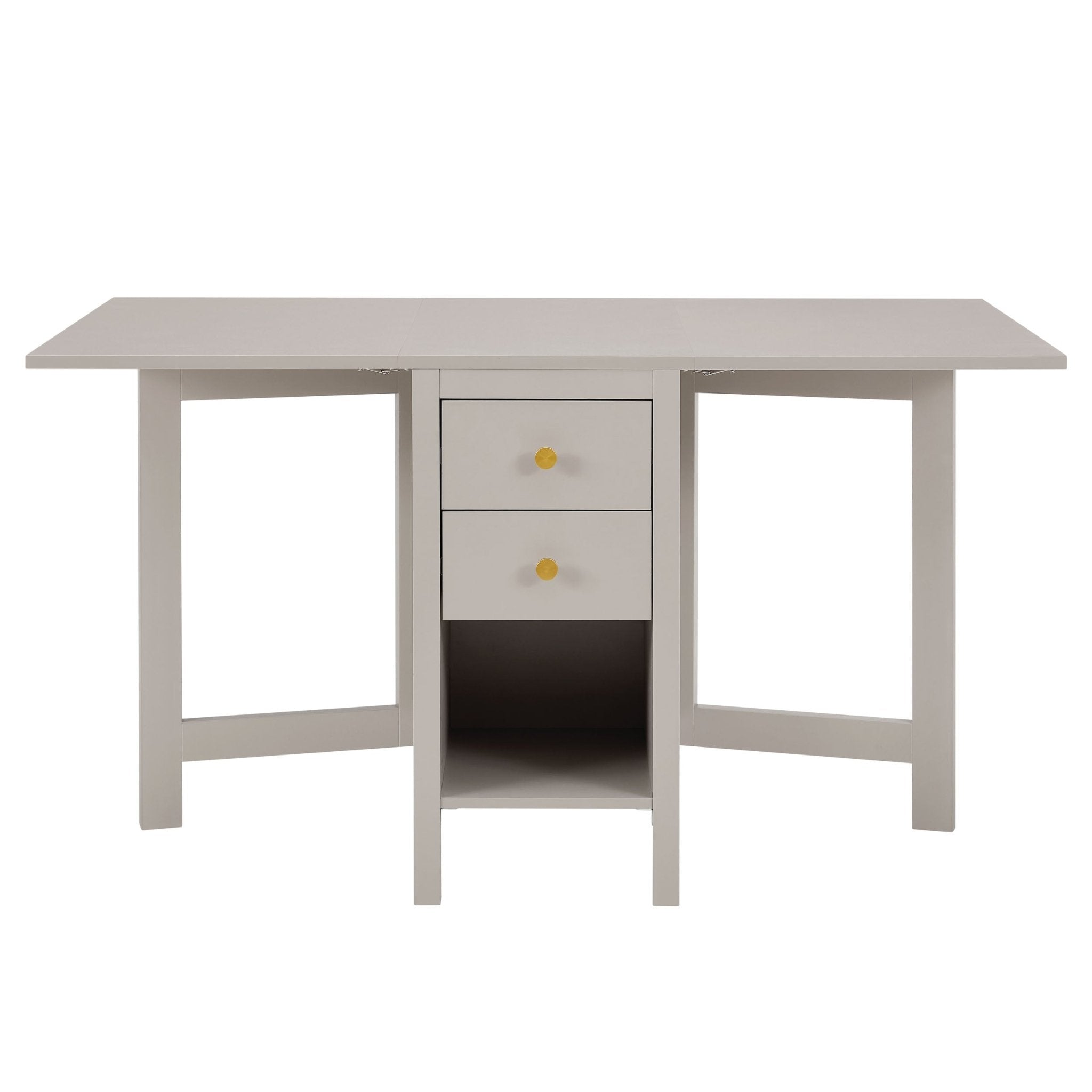 Charlie 2 - 4 Seater Folding Dining Table - Taupe - DUSK